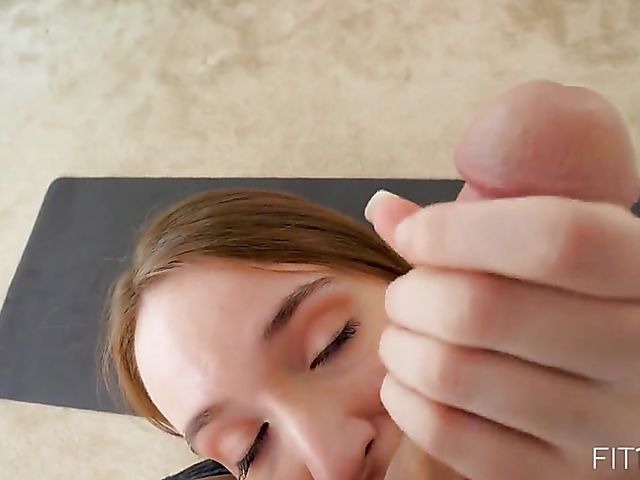 Unbelievably cute pale redhead teen gymnast Hazel Moore gets banged