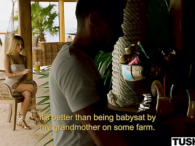 Anal italian babe Rebecca Volpetti gets fucked in her skinny ass