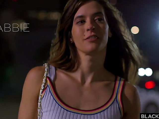 Jax Slayer's interracial FFM experience with white girls Ashley Lane and Abbie Maley in the night