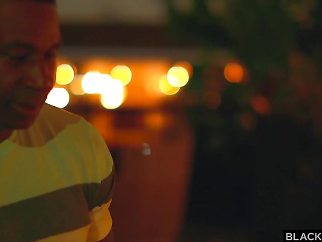 Jax Slayer's interracial FFM experience with white girls Ashley Lane and Abbie Maley in the night