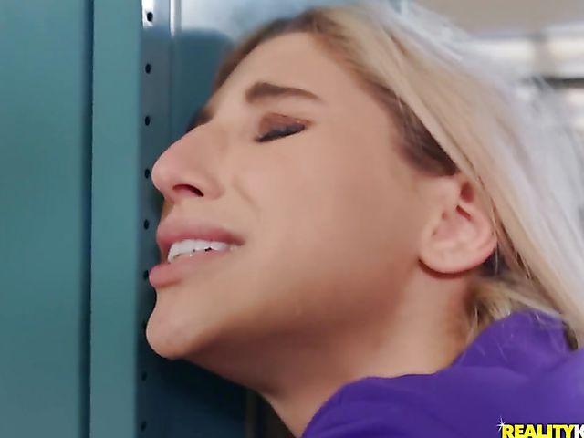 Hot assed Abella Danger interracial affair in the gym