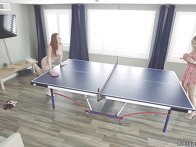 Naked sexy redhead Lacy Lennon is ready to take his prick