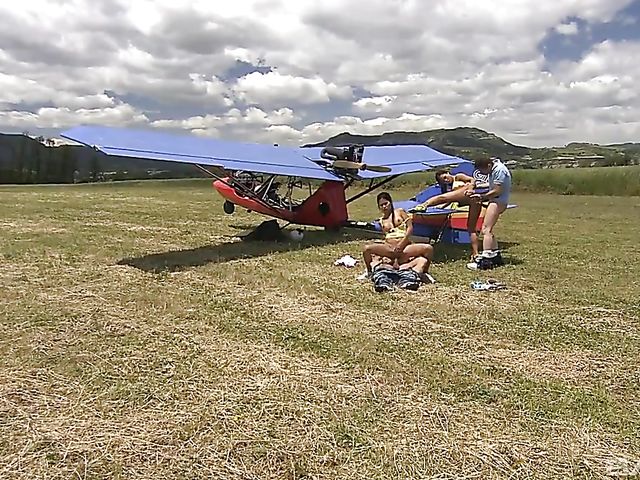 Outdoor anal with sporty european and asian babes by Private