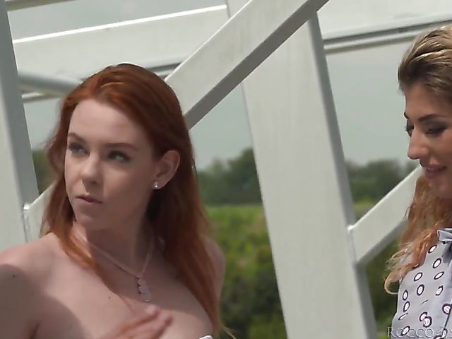 Dirty Rocco anal fucks hot euro girls with friends