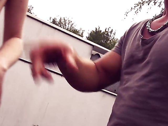 Crazy public sex in the streets with naughty blonde Arteya