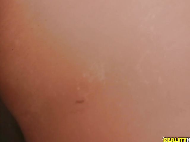 Curvy Aryana Adin's big ebony tits for a white guy