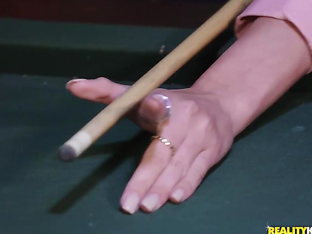 Billiard bar anal with teen Emily Willis getting shared by black and white guys