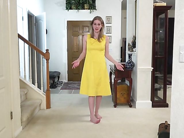 Chelsea Carter - Panties down and fingering herself on the floor