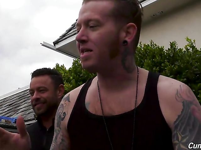 Interracial bukkake gangbang outdoors with curvy ebony Jayden Starr