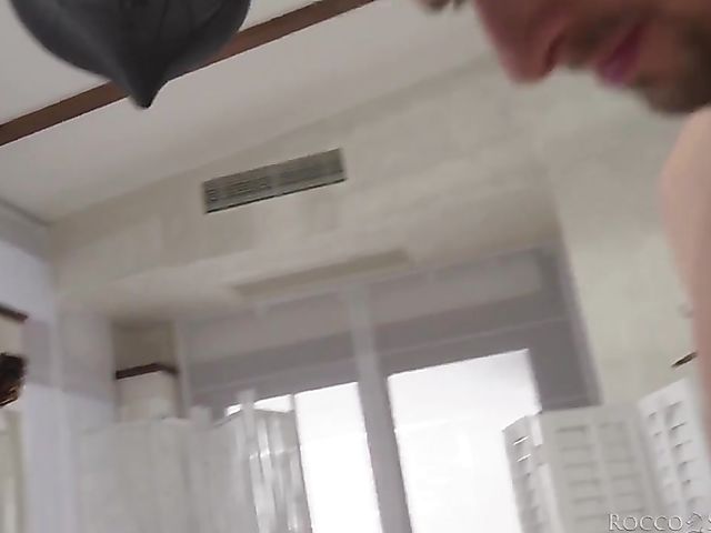 Anna De Ville's double anal experience with Rocco's guys