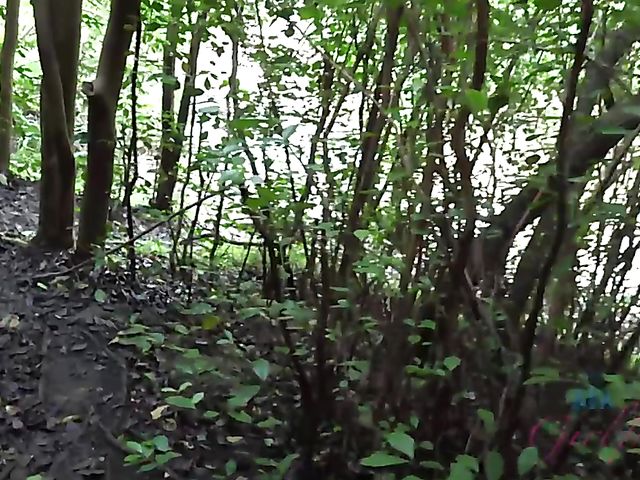 Outdoor POV fun with Vera King on the way to the beach