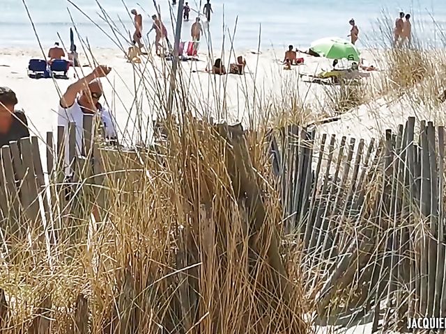 French DP gangbang on holiday with 44 yo french mature Caroline