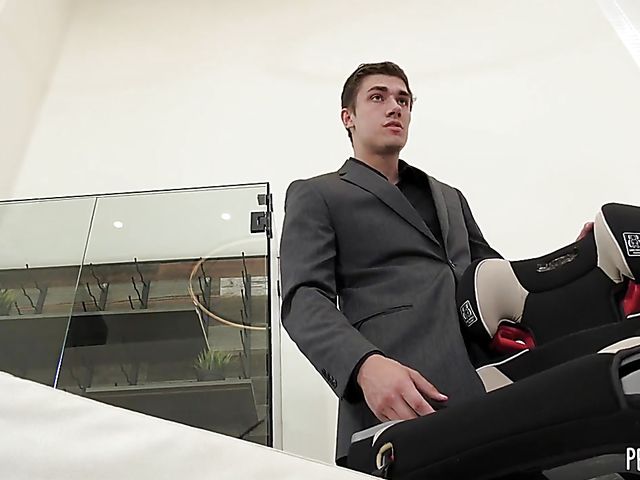 Petite asian model Elle Voneva rides a cock to get the job