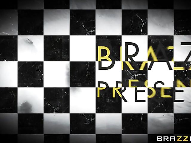 Skinny young woman Tiffany Tatum stops the burglar with her pussy