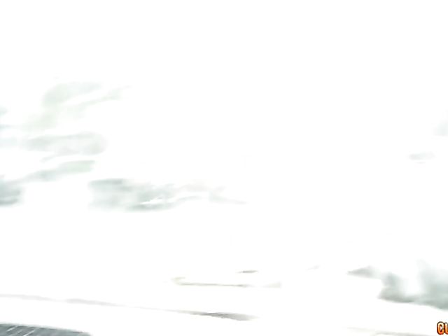 Van fuck with easy redhead girl Susana Melo