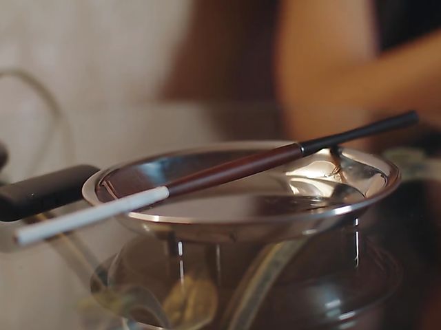 Met Art X erotic solo with elegant smoker Angelina Socho