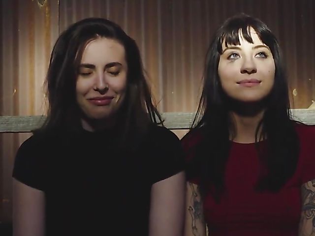 Charlotte Sartre and Casey Calvert BDSM experience with a stranger