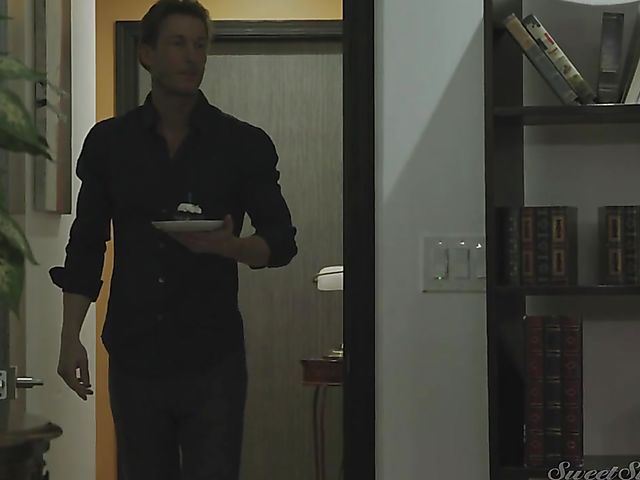 Sweet Sinner scene with passionate Paige Owens fucking in the living room