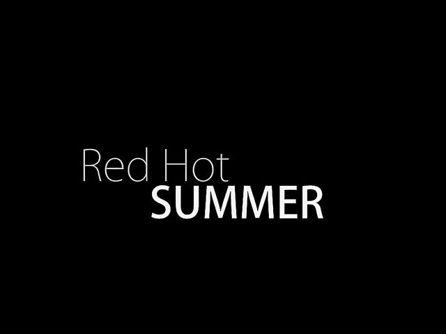 Poolside sex with slim blonde beauty in red shoes Angelika Grays