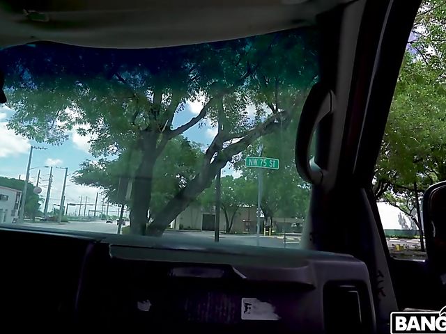 Stacked teen with young big tits Dylann Vox gets a ride