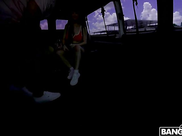 Stacked teen with young big tits Dylann Vox gets a ride