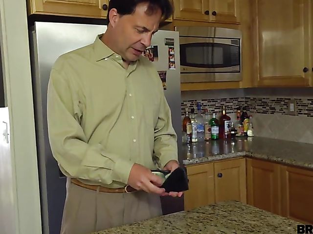 Brutal stepdad and daughter Ashley Red fucking hard