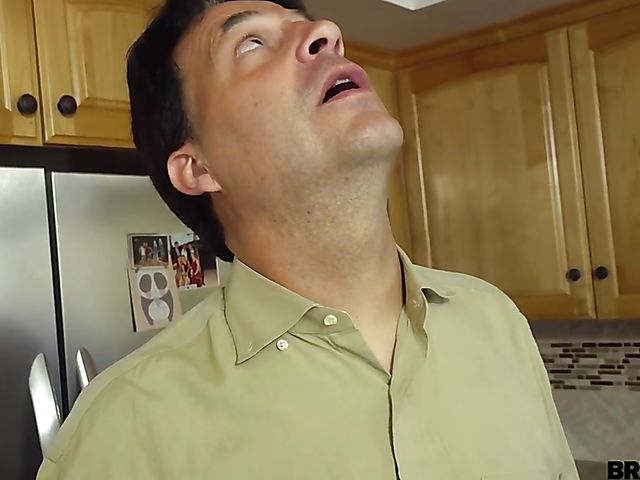 Brutal stepdad and daughter Ashley Red fucking hard