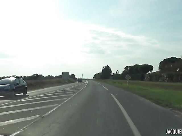 22-year-old French babe with firm boobs Lilou flashes her slit on the beach and gets fucked