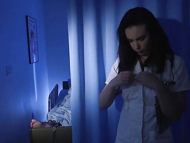 Casey Calvert - Nurse bondage and tied anal in the hospital with Zach Wild
