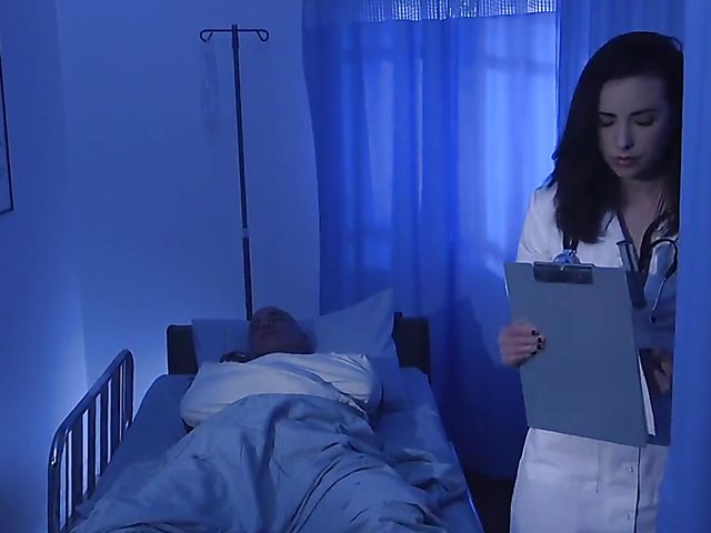 Casey Calvert - Nurse bondage and tied anal in the hospital with Zach Wild