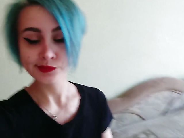 Russian amateur goes out with ben wa balls in her vagina