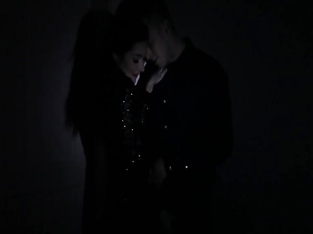 Standing sex in the dark with stunning Katie Gold