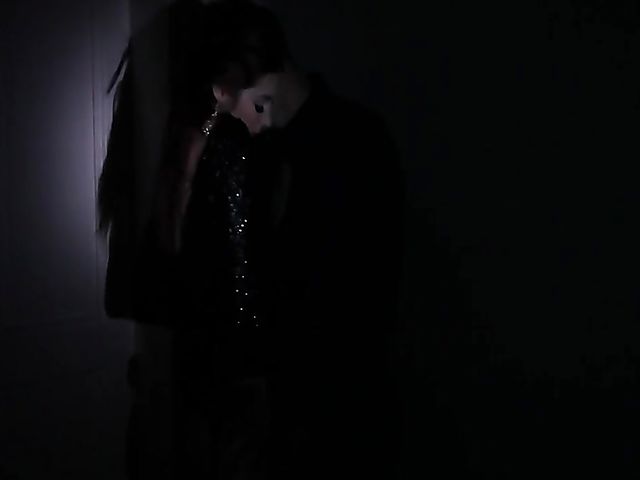 Standing sex in the dark with stunning Katie Gold