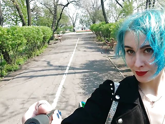 Amateur public pussy flashing and eating off the toilet