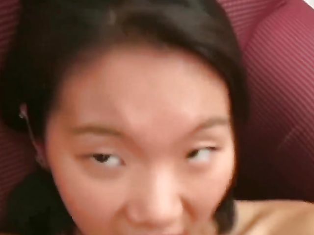 Enthusiastic asian teen Katherine Lee goes hardcore