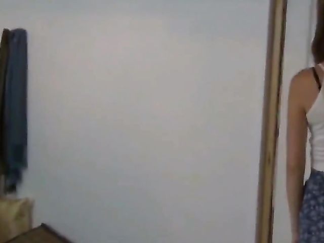 Fat guy fucks petite amateur teen in his room