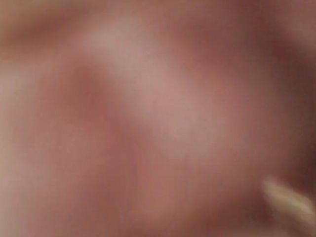 Doggy style creampie in purple lingerie after jerking off