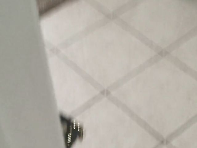 Doggy style creampie in purple lingerie after jerking off