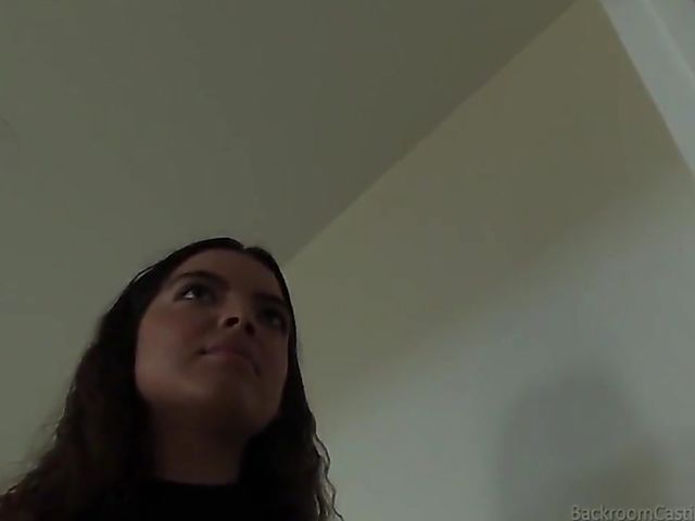 Backroom casting couch teen Ava gets her shaved cunt drilled