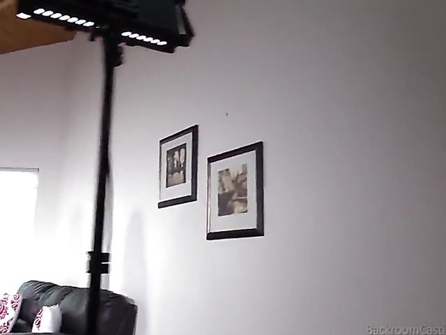 Backroom casting couch teen Ava gets her shaved cunt drilled