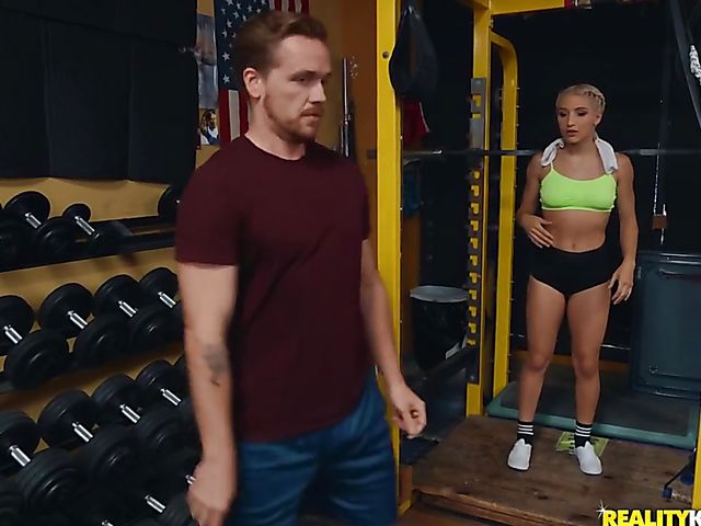 Gym fuck session with fitness girl Abella Danger