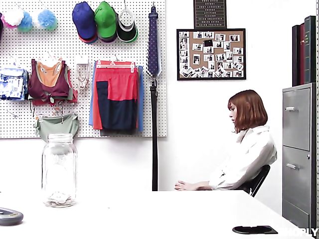 Anal punishment for shy shoplifter Alexa Nova