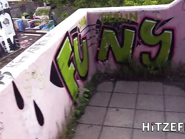 German POV street sex with blonde hair MILF Sophie Logan