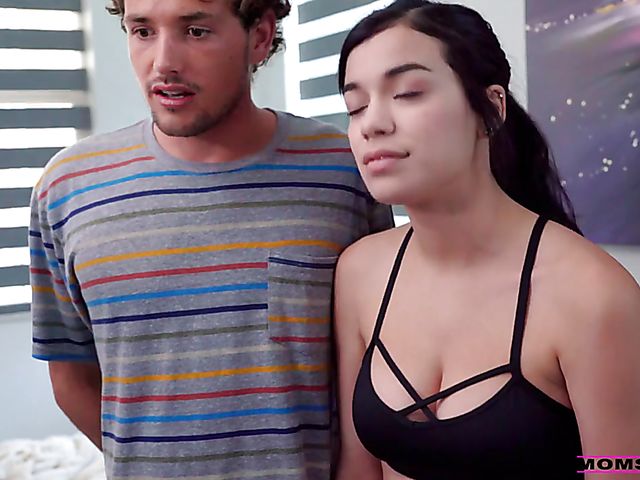 FFM yoga fuck with MILF Krissy Lynn and teen Savannah Sixx