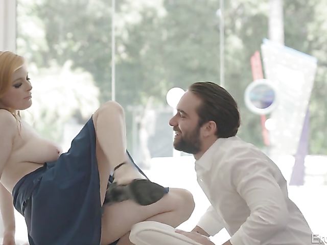 Erotica X scene with pale natural tits lady Penny Pax getting fucked