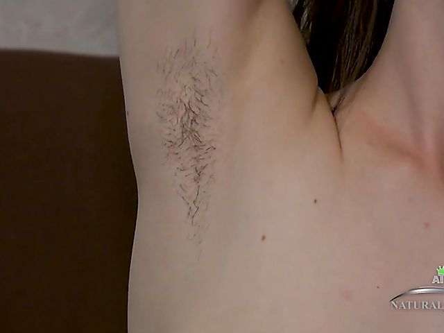 ATK Hairy model Marceline Moore flaunts her bush and breasts