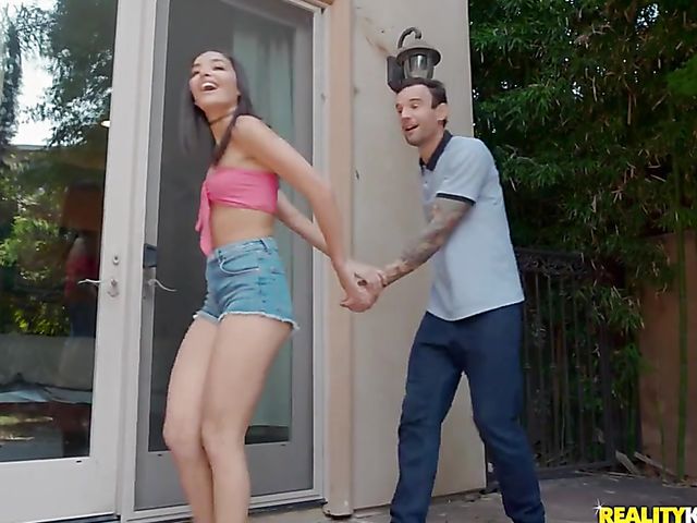 Reality Kings teen Emily Willis enjoys her neighbor's cock sneakily