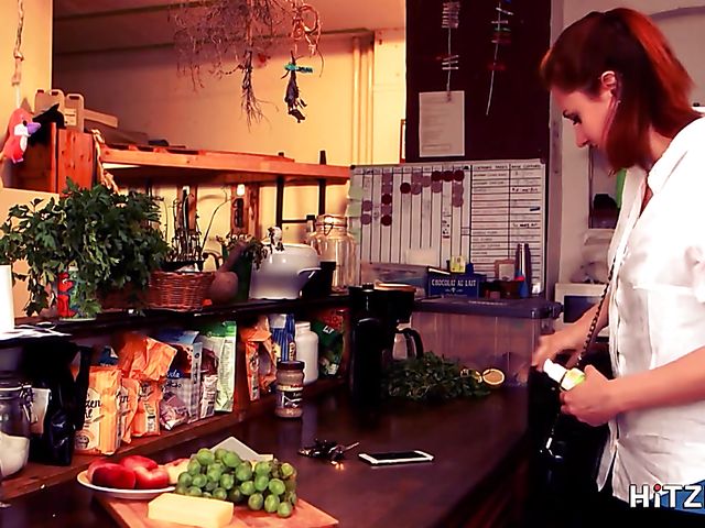 Lesbian german redhead Johanna and her exotic friend Lina