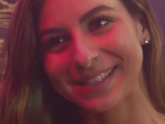 Lesbian club girls Nina North and Ivy Jones getting hot