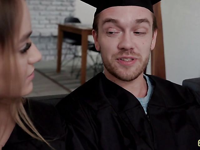 Graduation day big dick suck and fuck with teen Kenzie Madison